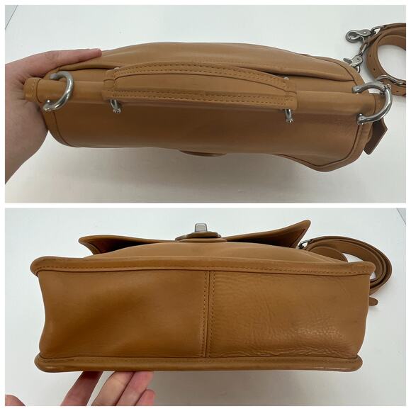 Vintage Coach Willis Bag 9927 Camel 2003 - Picture 5 of 10